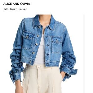 Alice + Olivia Tiffany Denim Jacket
